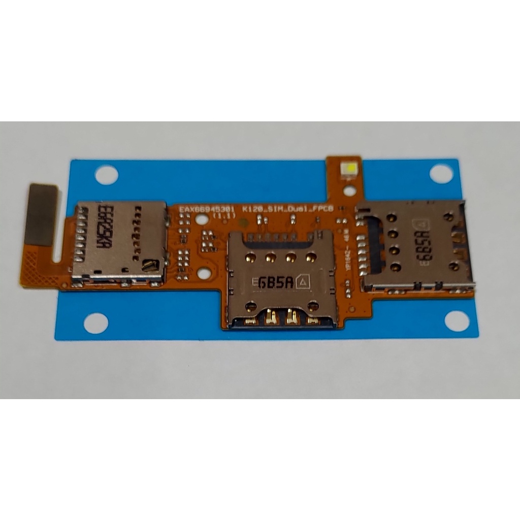 Flex SIM Card Slot Chip Micro SD e Flash LG K4 K130f K130