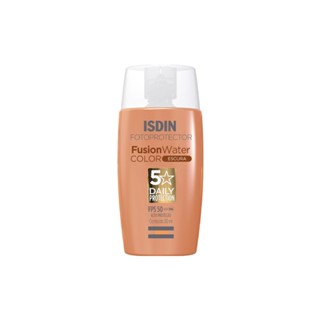 Isdin Fusion Water 5 Stars Color Protetor Solar Facial FPS50 Escura 50ml