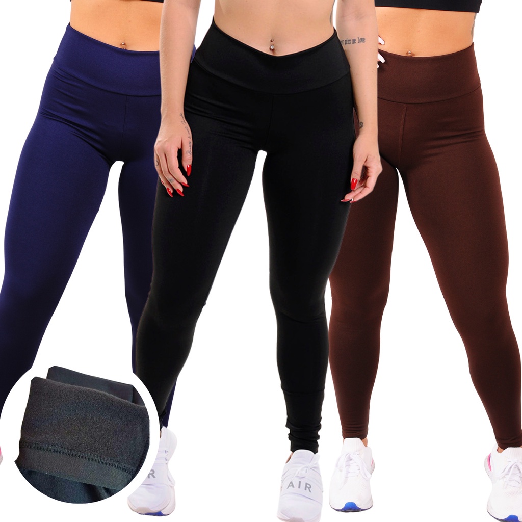 Kit 2 Calças Legging Lupo Sport Original Feminina Academia Leguin Legues  Fitness Levanta Empina Bumbum - Calça Legging - Magazine Luiza