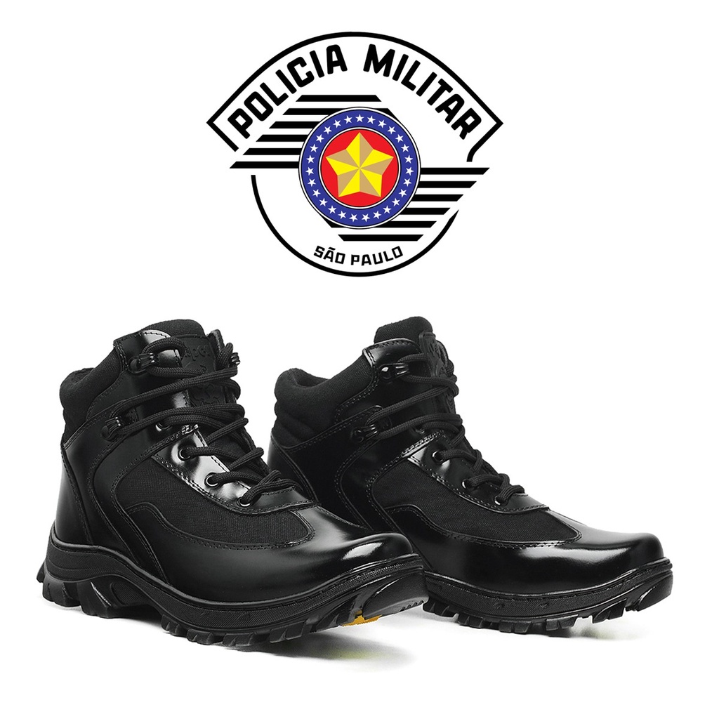 Bota Coturno Militar Tatico Samul Ata Policia Militar Car PM