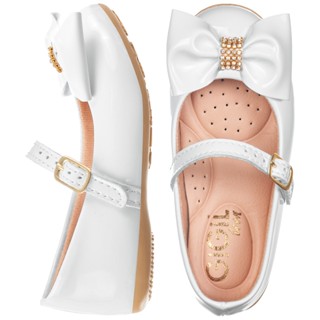 Sapatilha Infantil Sapato Laço Strass Brilho Leve Boneca Salomé Menina Rasteirinha Confortável Festa Daminha Moda Atual Macio Blogueira