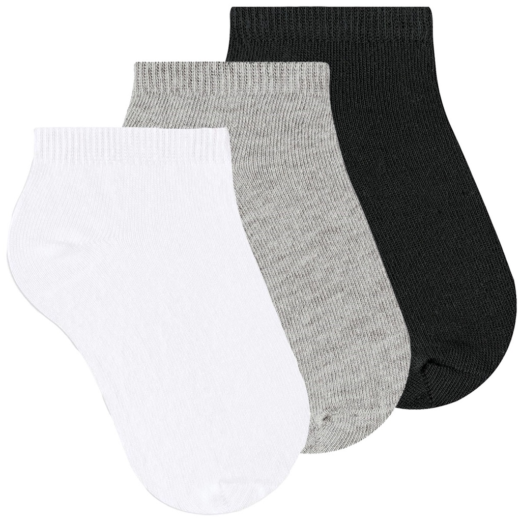 Meia Basica Infantil Selene 2070-273 Cano Curto Algodao Frio Macia Dia a Dia Tenis Escola Confortavel Fina Esportiva em Oferta na Shopee