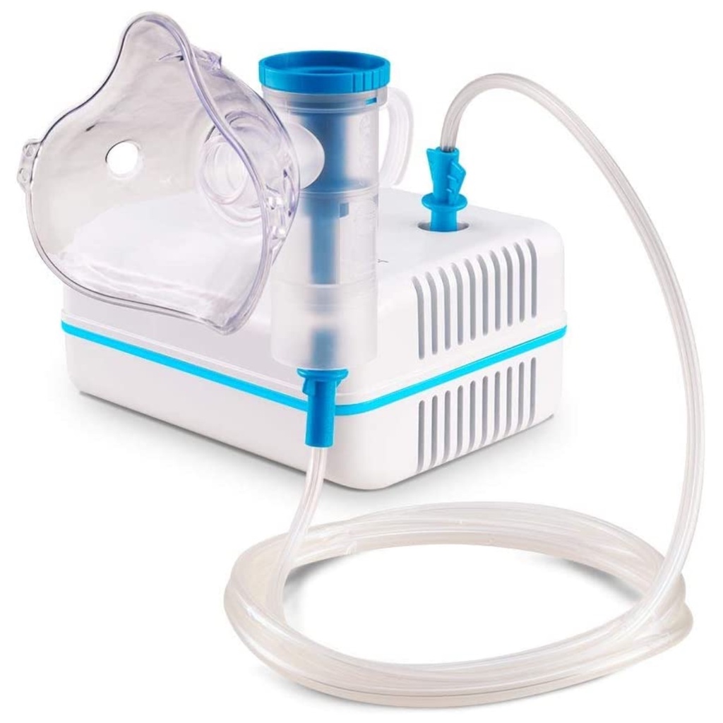INALADOR NEBULIZADOR COMPRESSOR AIR PLUS AC MULTILASER BRANCO E AZUL ...