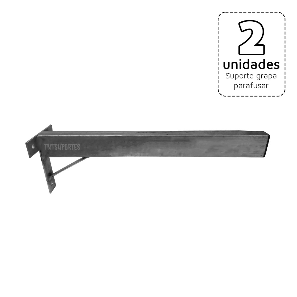 2 Suportes Para Pia Granito, Reforçado Grapa Parafusar 45cm