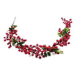 Galho De Azevinho Cereja Artificial Pendurar Para Decoração Natal enfeite lindas