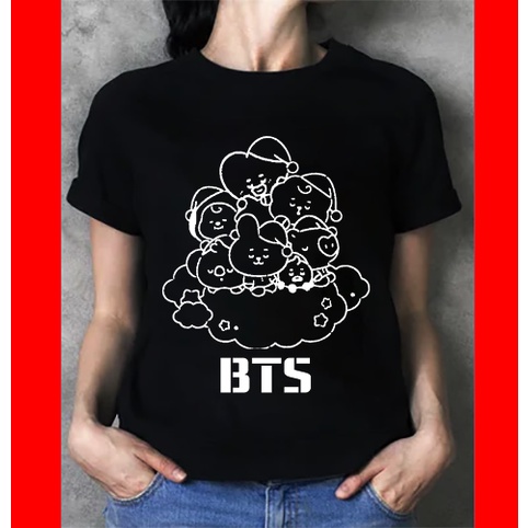 Camisa Bts Camiseta Unissex Kpop Blusa Coreano | Shopee Brasil