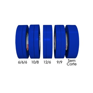 5 Fitas para bronzeamento AZUL  Decorlux  4 cortadas 1 Inteira