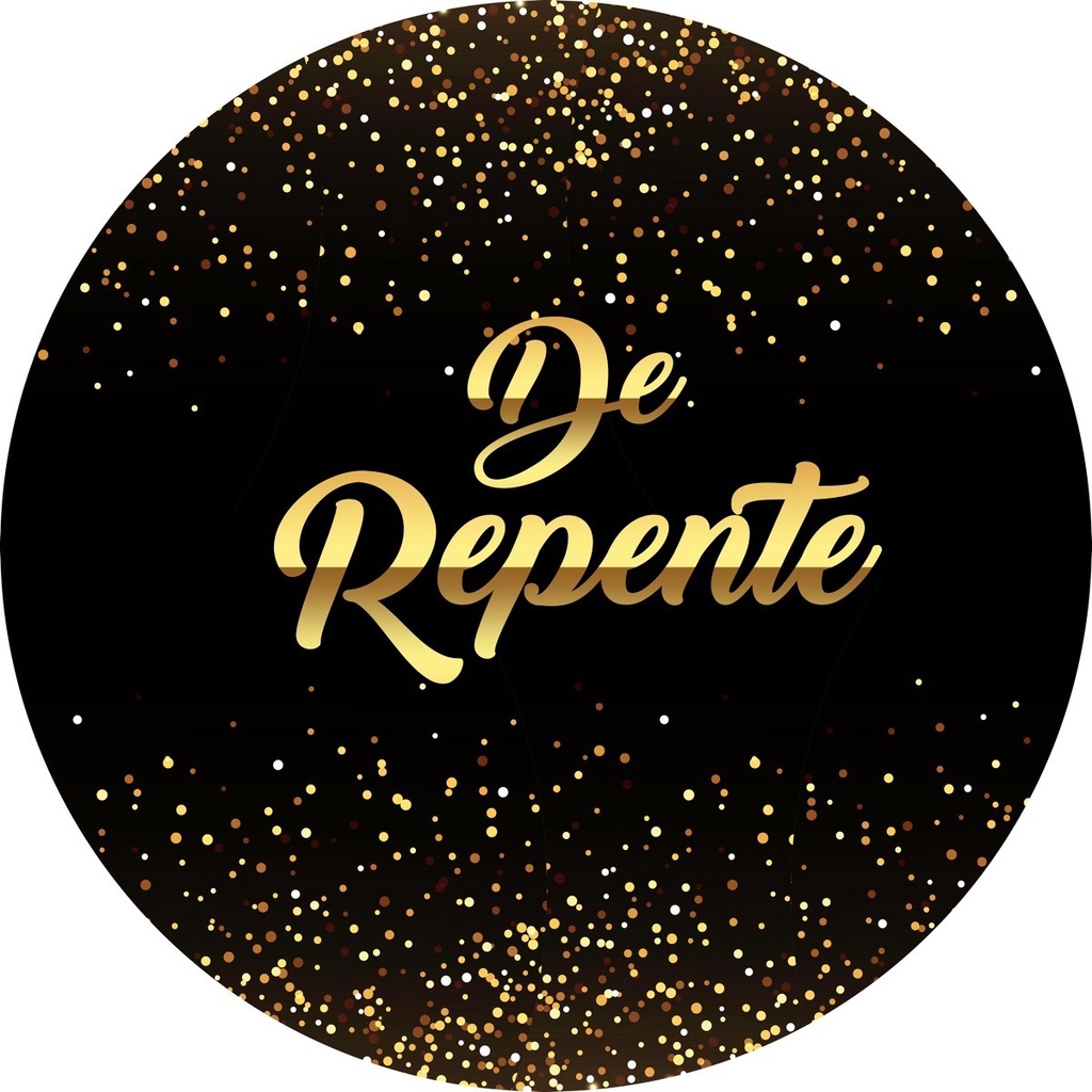 Painel Tema De Repente Redondo Em Tecido Sublimado em Oferta na Shopee