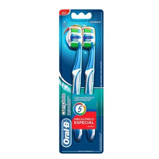 Escova Dental Oral B Complete 5x Macia 40 Leve 2 Pague 1