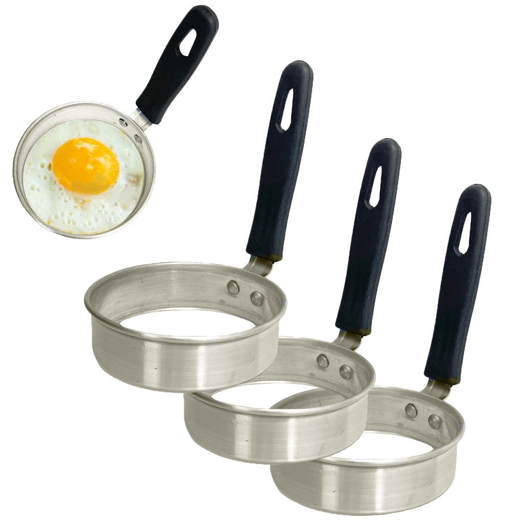 Kit 3 Modelador Aro De Ovo Redondo. em Oferta na Shopee