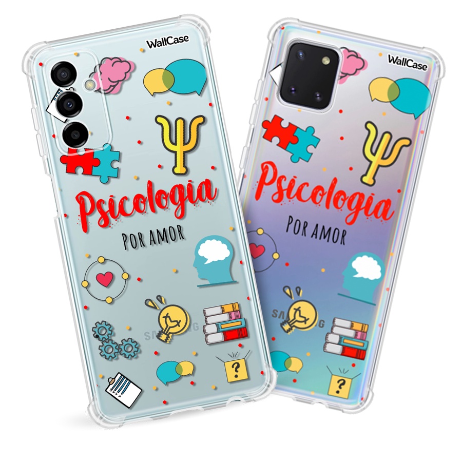 Capa de Celular Cp03 Profissão Psicologia Para Galaxy A03 A04 A14 A31 A32 A33 A34 A53 A54 A72 A73 S23 S24 Fe Plus Ultra