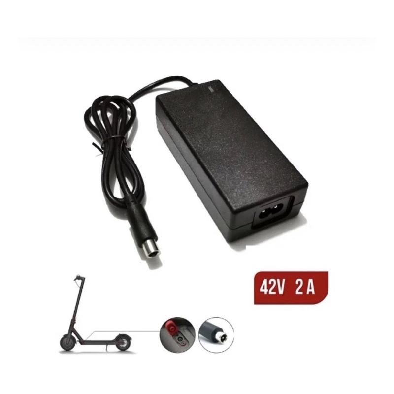 Carregador p/ Patinete Elétrico Xiaomi Foston Átrio green yellow 42V-2A