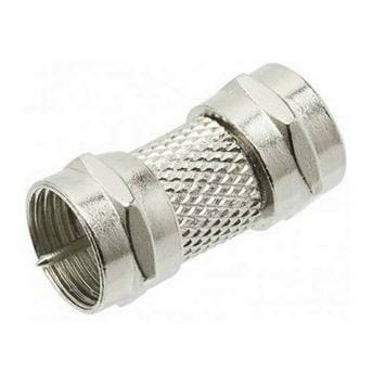 Emenda Adaptador F Macho Coaxial 1, 3 ou 5 Unidades em Oferta na Shopee