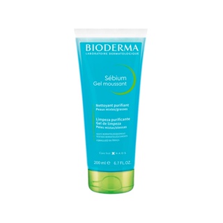 Bioderma Sébium Moussant Gel de Limpeza Facial 200ml em Oferta na Shopee
