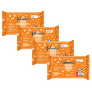 Kit com 4 Johnson's Baby Lenços Umedecidos Limpeza e Suavidade 176 unidades em Oferta na Shopee