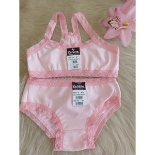 Conjunto Menina Moça Lingerie Infantil Sutiã Top calcinha Rendinha Criança Infantil