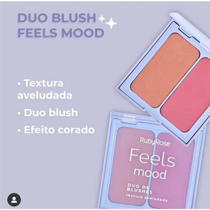 Duo de Blushes Feels Mood Ruby Rose