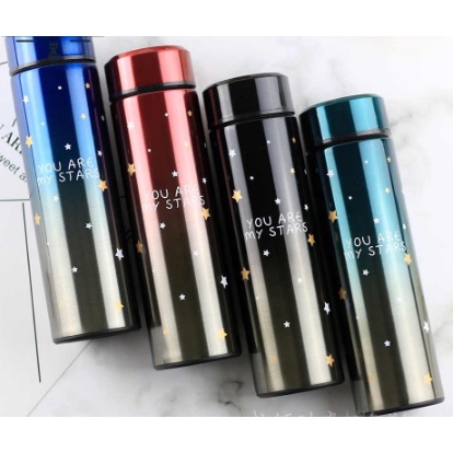 Sleek and Smart: Estrela Stainless Steel Thermal Flask with LED Display - 500m