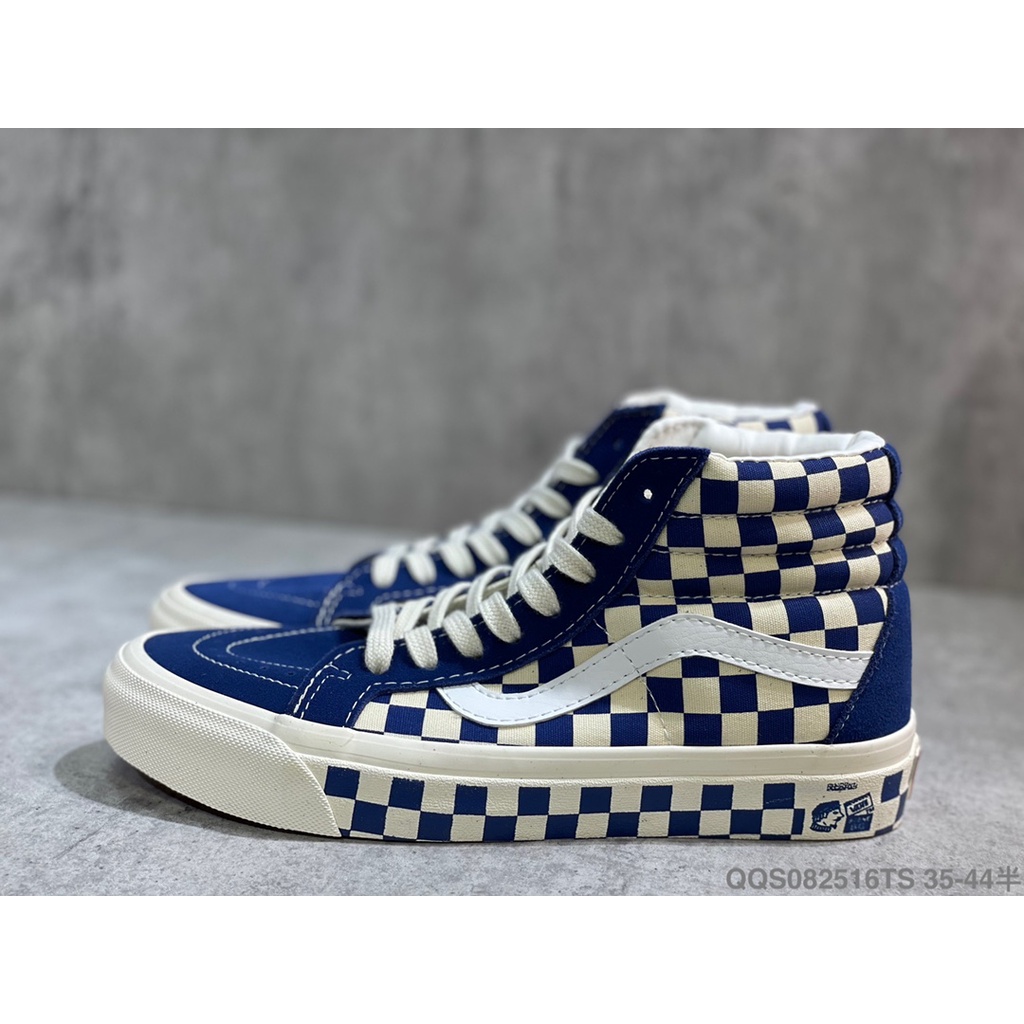 VANS Novo Estilo Cano Alto SK8-HI DX38 Annaheim Lateral Azul