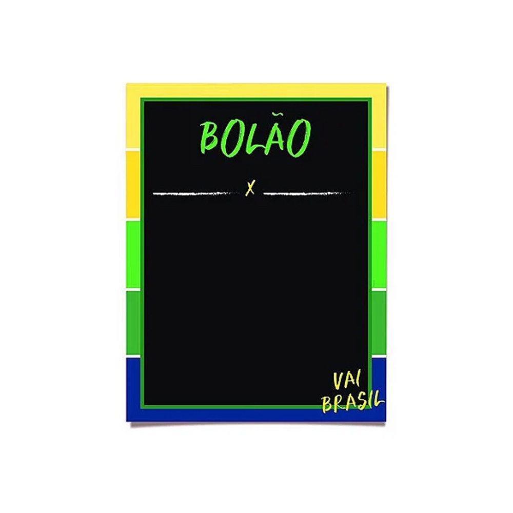 Kit Cartaz p/ com 2 Gizes - Copa do Mundo Brasil - 1 unidade em Oferta na Shopee