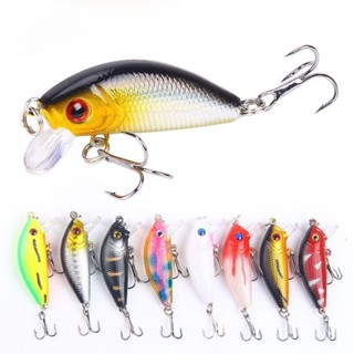 Novas Iscas De Pesca Minnow 5cm / 4,2g Artificial Topwater Isca Dura Japão Crankbait Pike Wobblers Jig Equipamento De Pesca