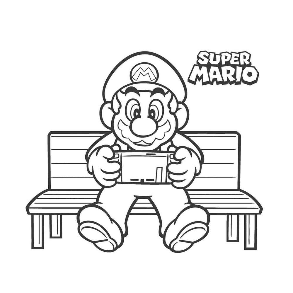 Desenholandia Pintando Jogo do Super Mario Desenhos divertidos para  crianças