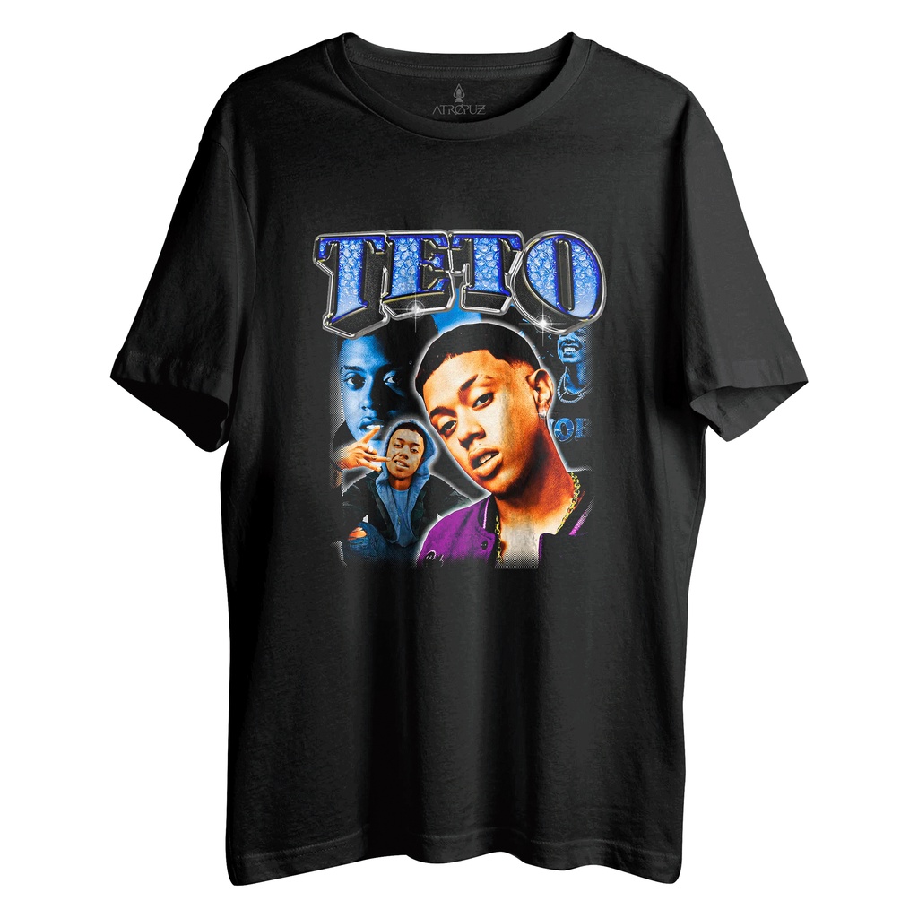 Camiseta Algodão Unissex T shirt Teto Streetwear Skate