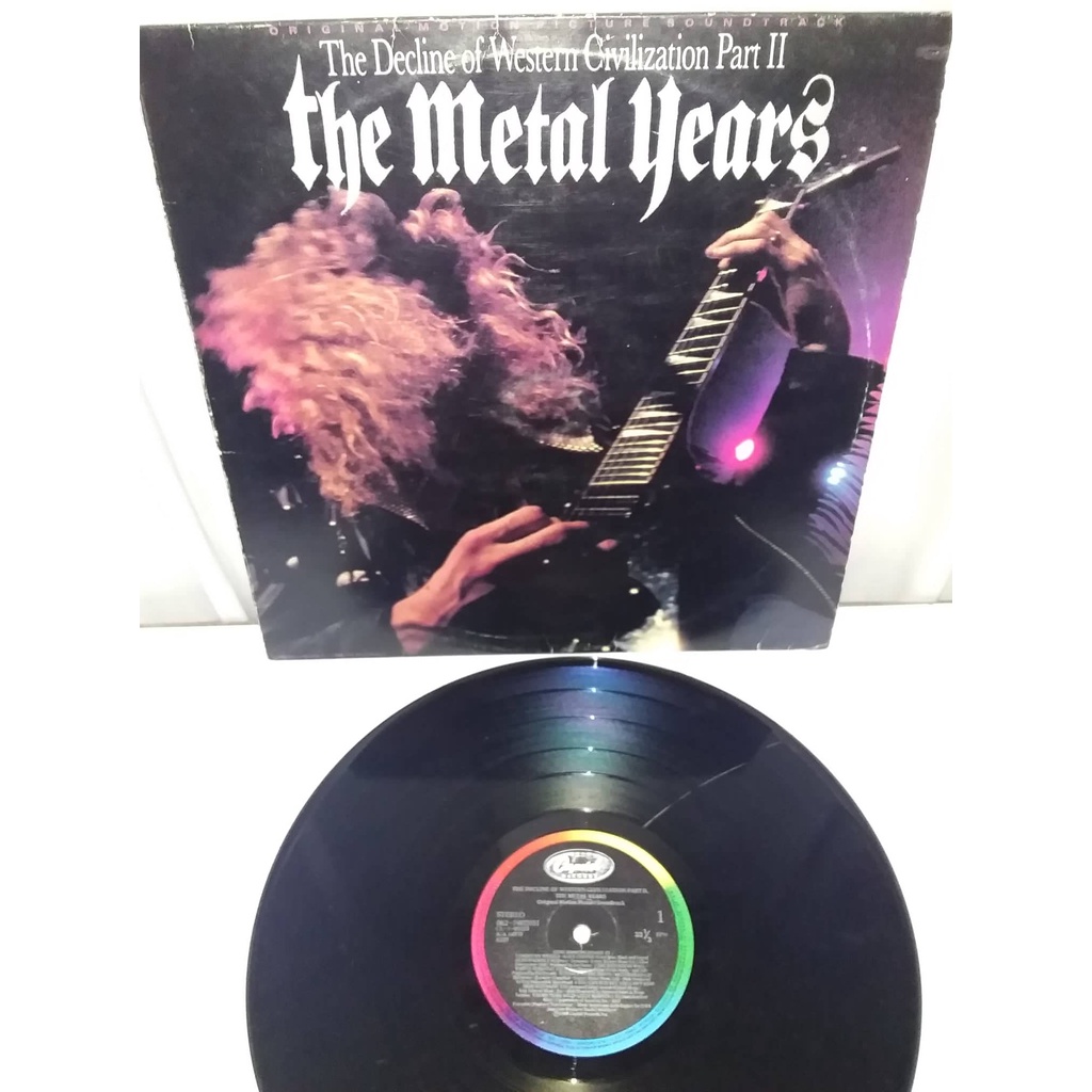 LP The Decline Of Western Civilization Part II: The Metal Years.Importado. Megadeth, Lizzy Borden,Motorhead, Rigor Mortis