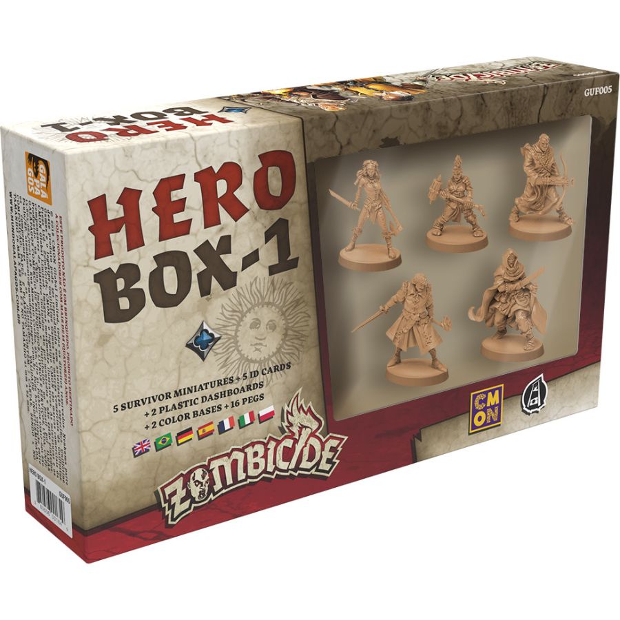 Zombicide: Black Plague - Hero Box 1 (Expansão) Jogo de Tabuleiro Pt Br