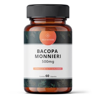 Bacopa Monnieri 500mg Melhora do desempenho mental e Cognitivo