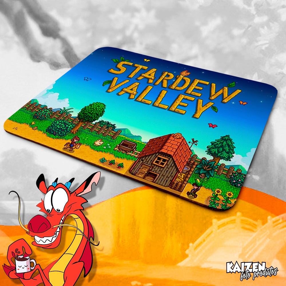 Mousepad Stardew Valley - Diversas Estampas - Mouse Pad RPG Game