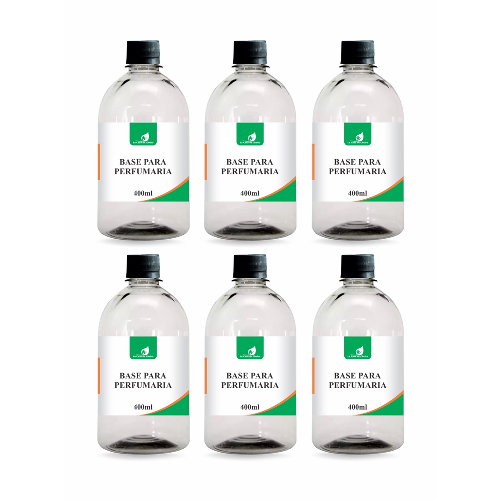 6 Bases Pronta Para Perfumaria 400ml