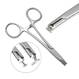 Pinça Para Microdermal em Aço Inoxidável Para BodyPiercer e Piercing