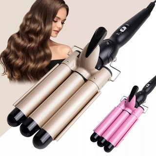 Modelador Triondas Ondulador Formador Triplo 22mm Modelador de Cachos Onda Cabelo Cerâmic…