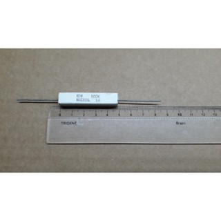 RESISTOR DE POTÊNCIA 10R 10W PORCELANA KIT COM 1 PEÇA CONFORME FOTO OFERTA IMPERDÍVEL