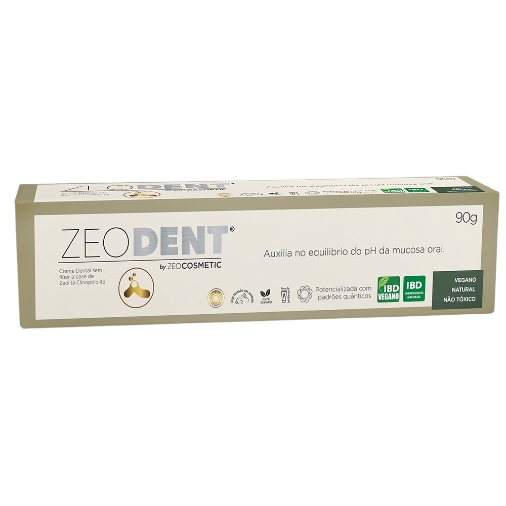 ZeoDent - Creme Dental Vegano a Base de Zeólita Clinoptilolita em Oferta na Shopee