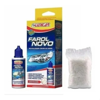 Limpa Farol Novo Luxcar Tira O Fosco E O Amarelado em Oferta na Shopee