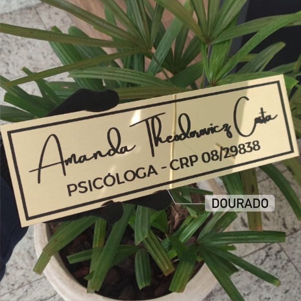 Placa Identificação Sinalização De Porta Personalizada