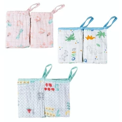 Pano de Boca Babete Com Prendedor de Chupeta Papi 25x25cm com 2 Unidades