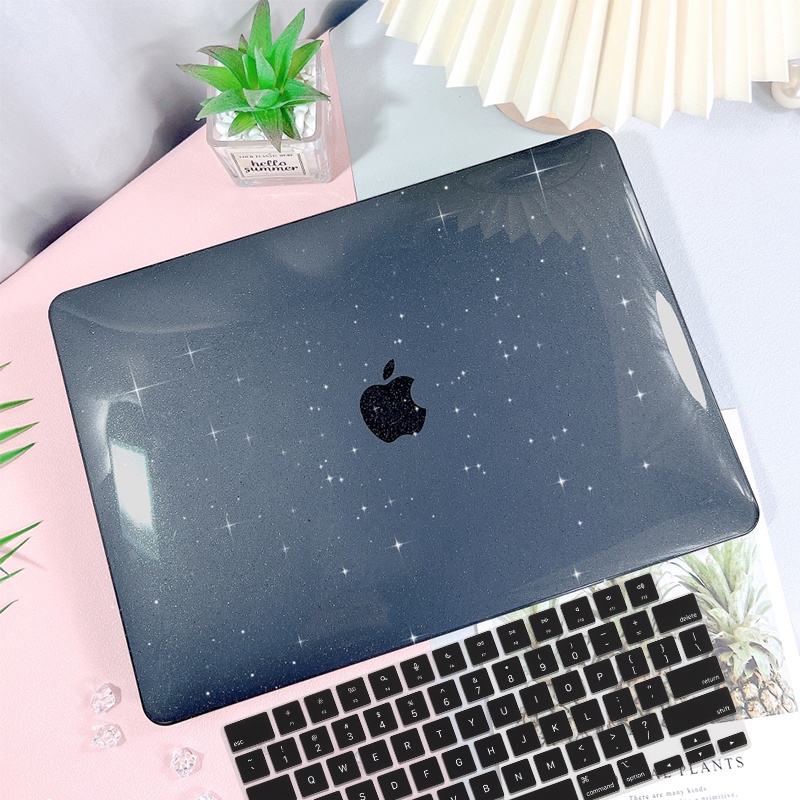 Glitter Cristal Caso Claro Para MacBook Air 13 M1 2020 A2337 A2179 Mac Pro 13 14 M1 A2338 A2289 A2442 A1706 Meninas Exclusivos