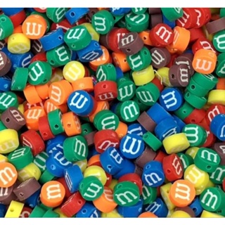 Miçanga Infantil M&M Emborrachado 10 pçs em Oferta na Shopee