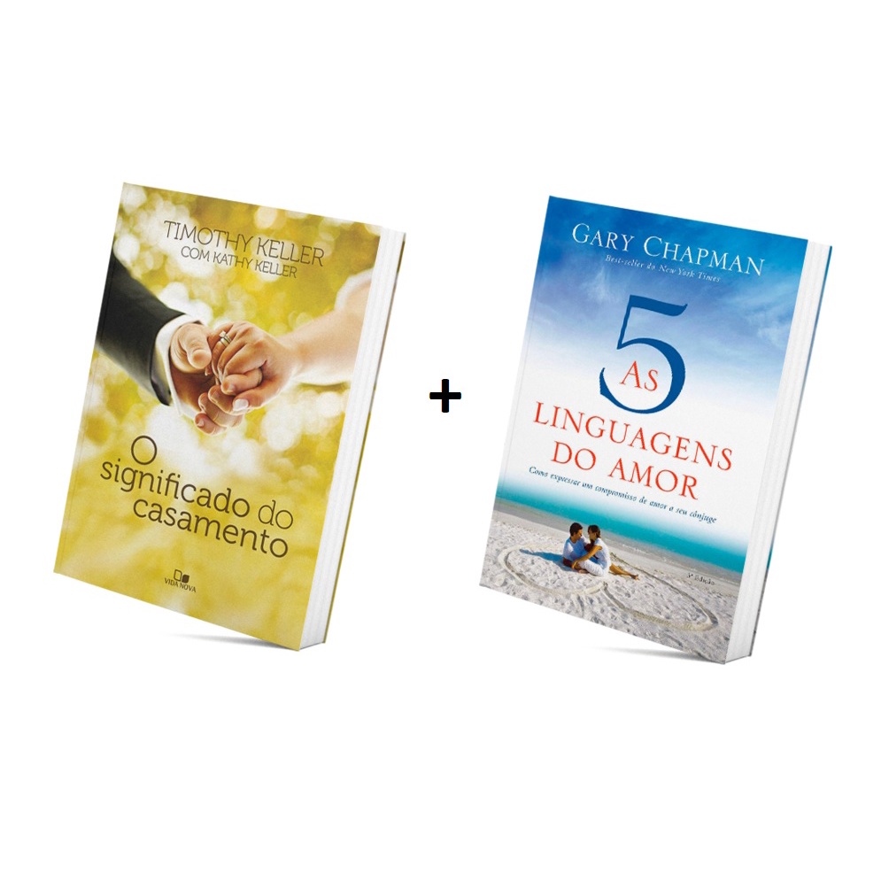 Kit 2 Livros Significado do Casamento + 5 Linguagens do amor