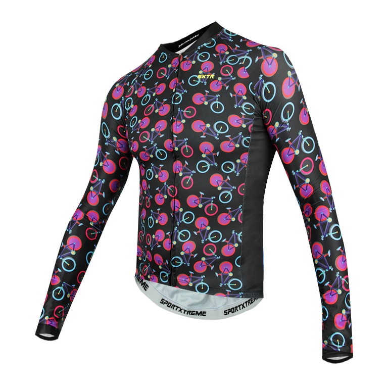 Camisa Ciclismo Slim Unissex Manga Longa SXTR Cycling