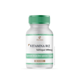 Vitamina B12 1000mcg 60 Doses Sublinguais