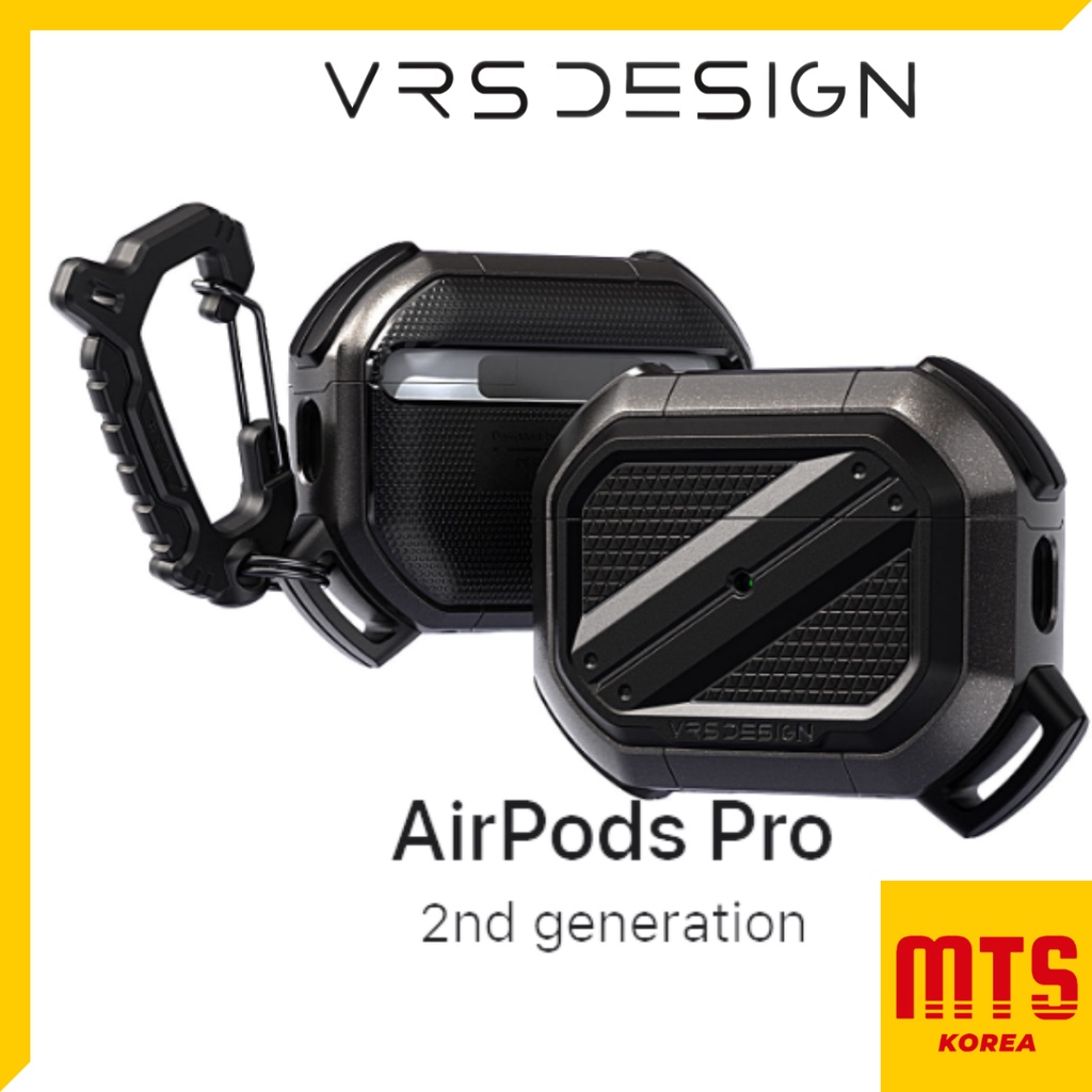 [VRS] Capa Apple Airpods Pro 2 Com Mosquetão Protetor (Adequada Para 2)