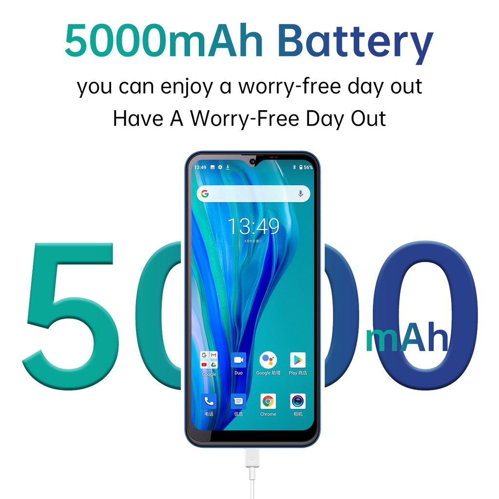 OUKITEL C23 Pro 5000mAh 4G Smartphone 6.53'Tela De Gota D 4GB + 64GB 13MP  Quad Câmeras Traseiras Android 10.0 Telefone Celular | Shopee Brasil