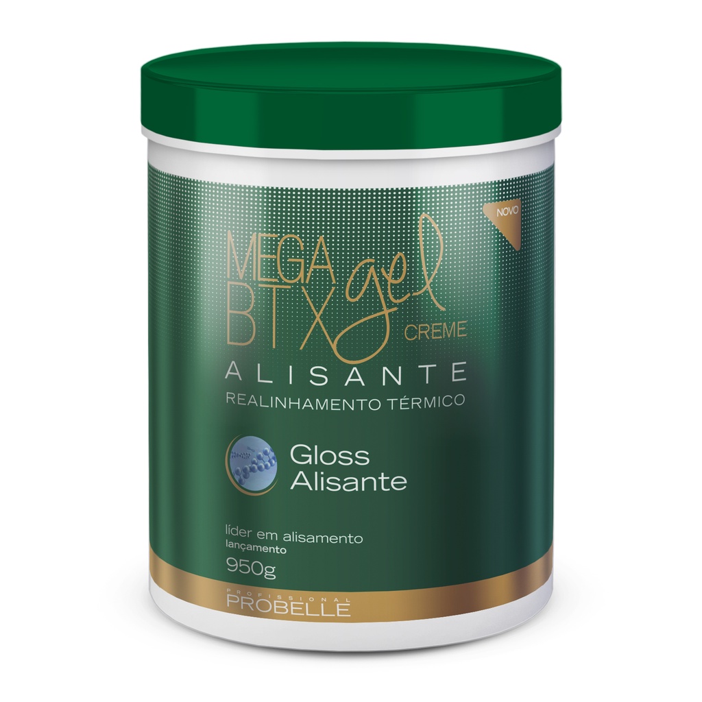 BTX Mega Gel Alisante Realinhamento Térmico - Probelle 950g