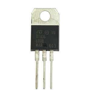 KIT 2 PÇS - TRANSISTOR BTA16-600 - BTA 16-600 TRIAC 16A 600V