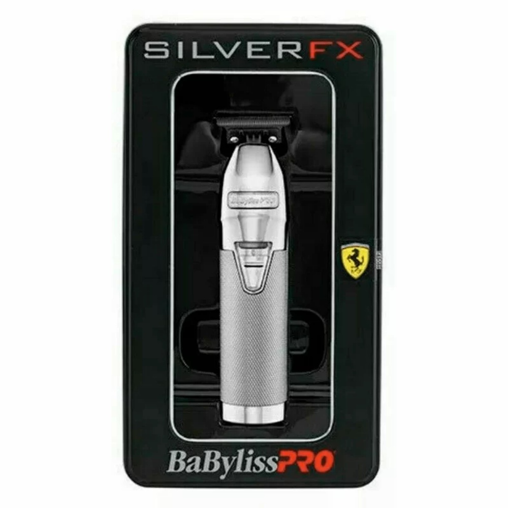 Máquina BabylissPRO Skeleton Silver Fx Trimmer Profissional Motor Ferrari 7200rpm