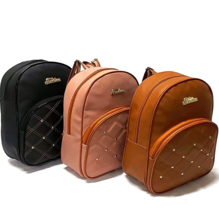 Mochila Feminina Em Couro Sintético. Bolsas e Mochilas Femininas 353 em Oferta na Shopee